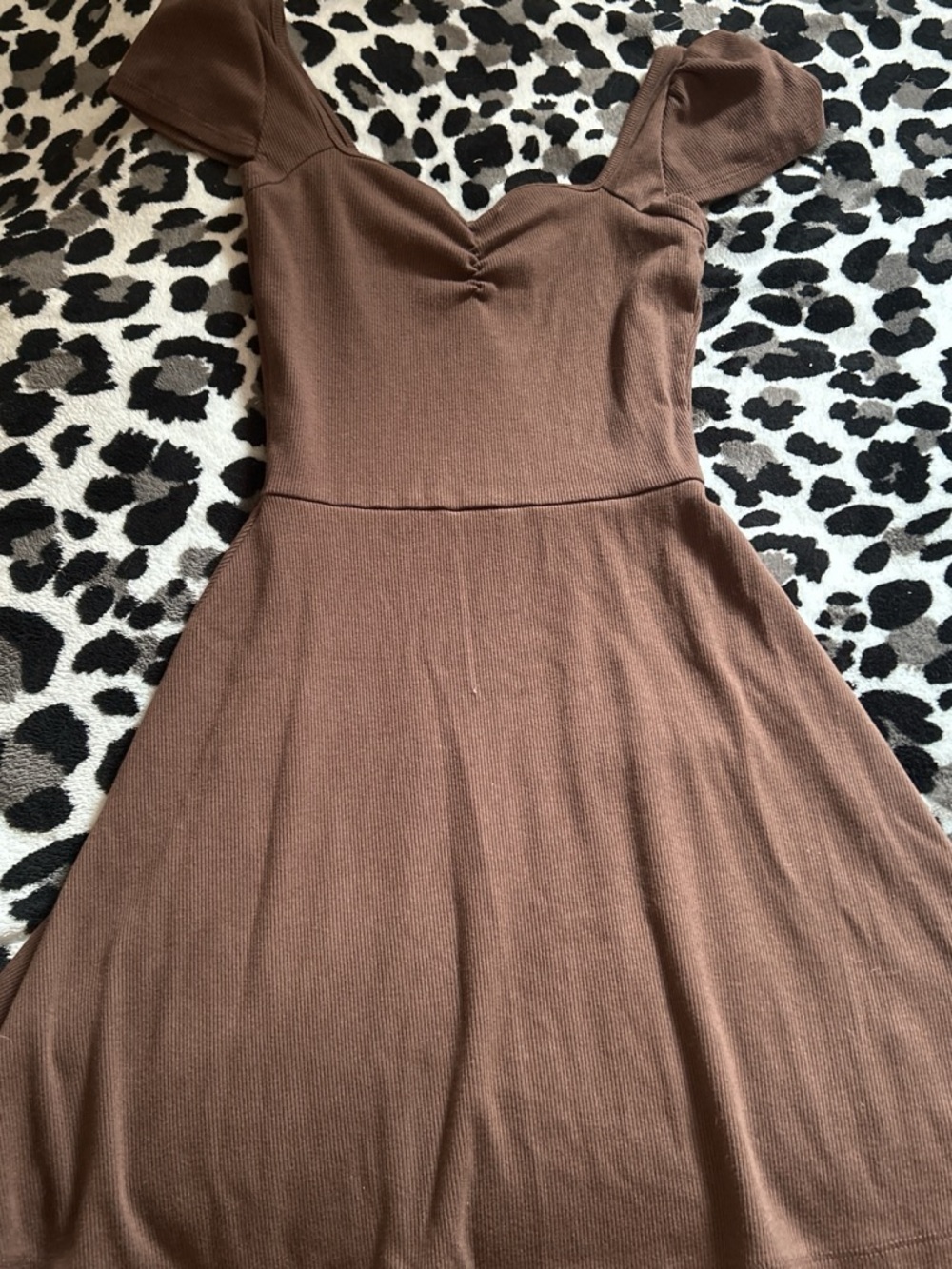 Brown wild fable babydoll dress
